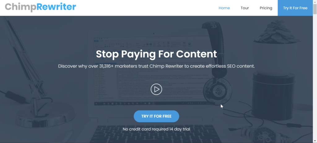 23. Chimp Rewriter - Topic Power