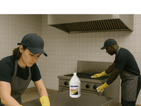 Sustainble cleaning products used